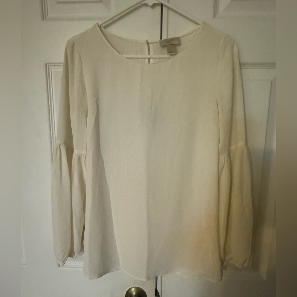 LOFT long sleeve blouse size XS